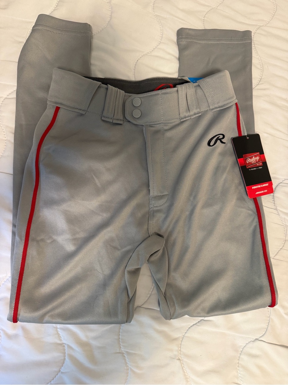 NWT - Rawlings Kids Jogger-style baseball pants